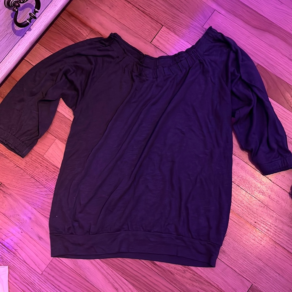 grey ann taylor blouse